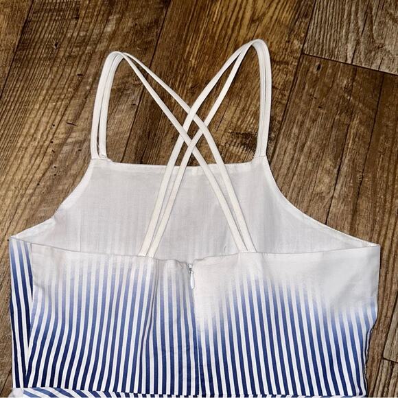 Milly Minis Girls Ombre Striped Fit & Flare Dress Size 14 - Picture 10 of 16